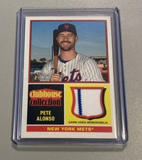2025 Topps Heritage Pete Alonso Clubhouse Collection Game-Used Patch #CCR-PA