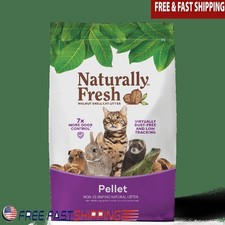 Eco-Friendly Walnut Shell Cat Litter Non-Clumping Odor Control Dust-Free 26lb US