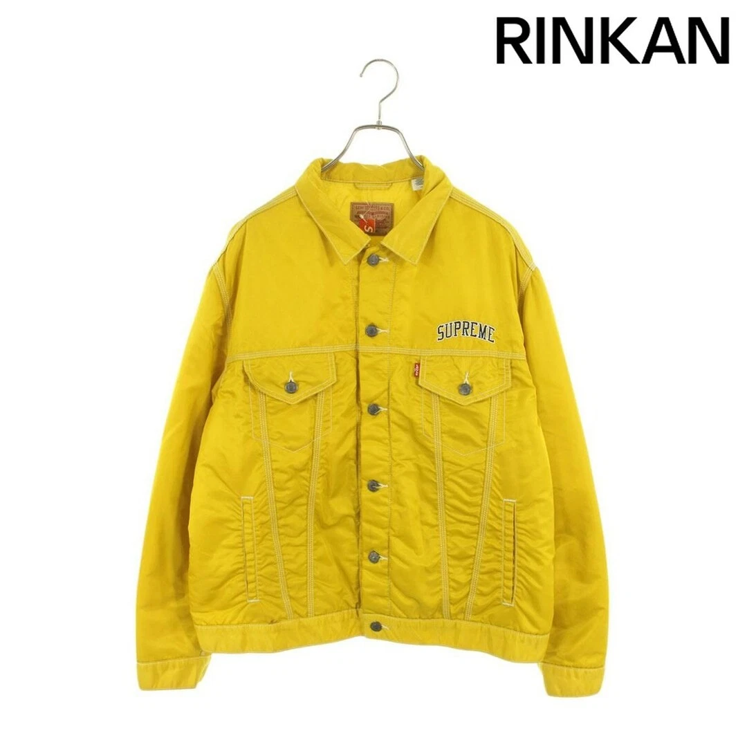 Supreme x Levi's 19AW nylon trucker tracker blouson uomo L usato7493929d