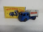 LESNEY - MATCHBOX SERIES - NUMBER 15 - BLUE - REFUSE TRUCK W/ BOX - #W