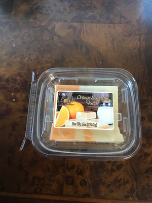 ORANGE & CREAM HOMEMADE FUDGE - 6 oz  (sealed) Country Fresh-Best Buy: 7/7/26