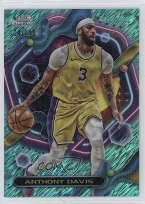 2023 Topps Cosmic Chrome Aqua Equinox Refractor 104/149 Anthony Davis #198 2o0