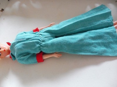 Vintage Barbie/ Clone - Jumpsuit Overall - Plasty Petra 60/ 70er