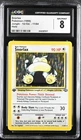 CGC 8 NM/MINT Snorlax 11/64 Jungle 1st Edition Holo Pokemon Card