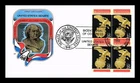 DR JIM STAMPS US COVER SENATE BICENTENNIAL FDC BLOCK OF 4 HOUSE OF FARNAM