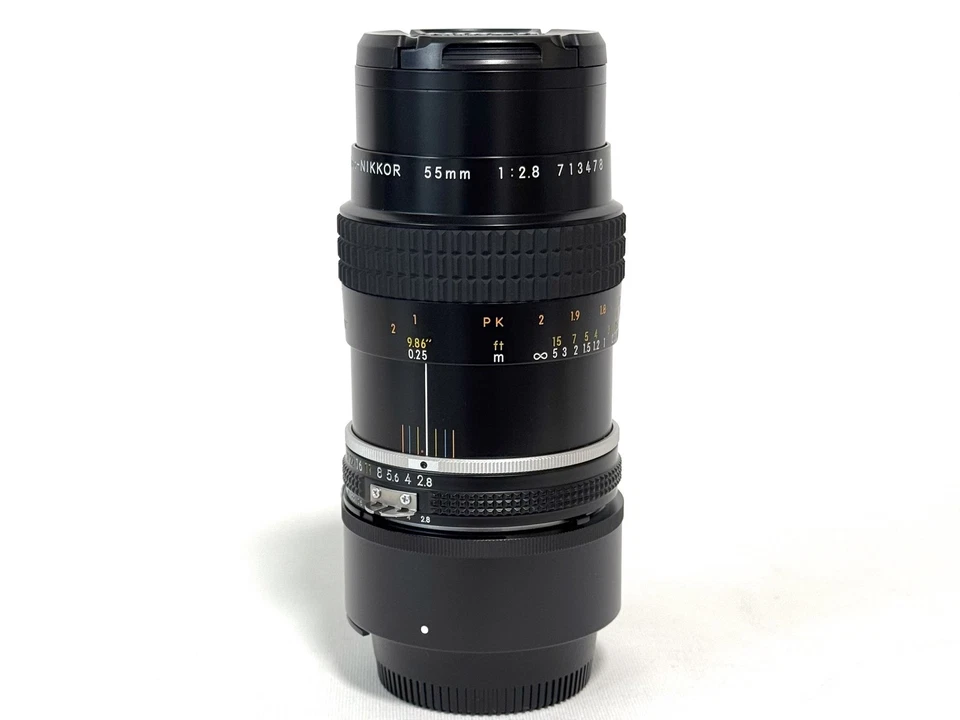 SN:713xxx [MINT w/PK-13] Nikon 55mm f2.8 Ai-s Micro-NIKKOR Macro Lens From JAPAN - image 4 of 4