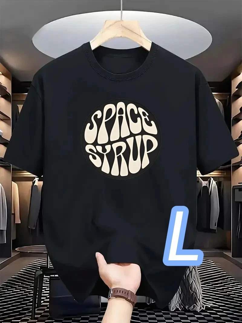 Quick dry dry T black size L Space Syrup breathable dry Plus size Gravity defyin