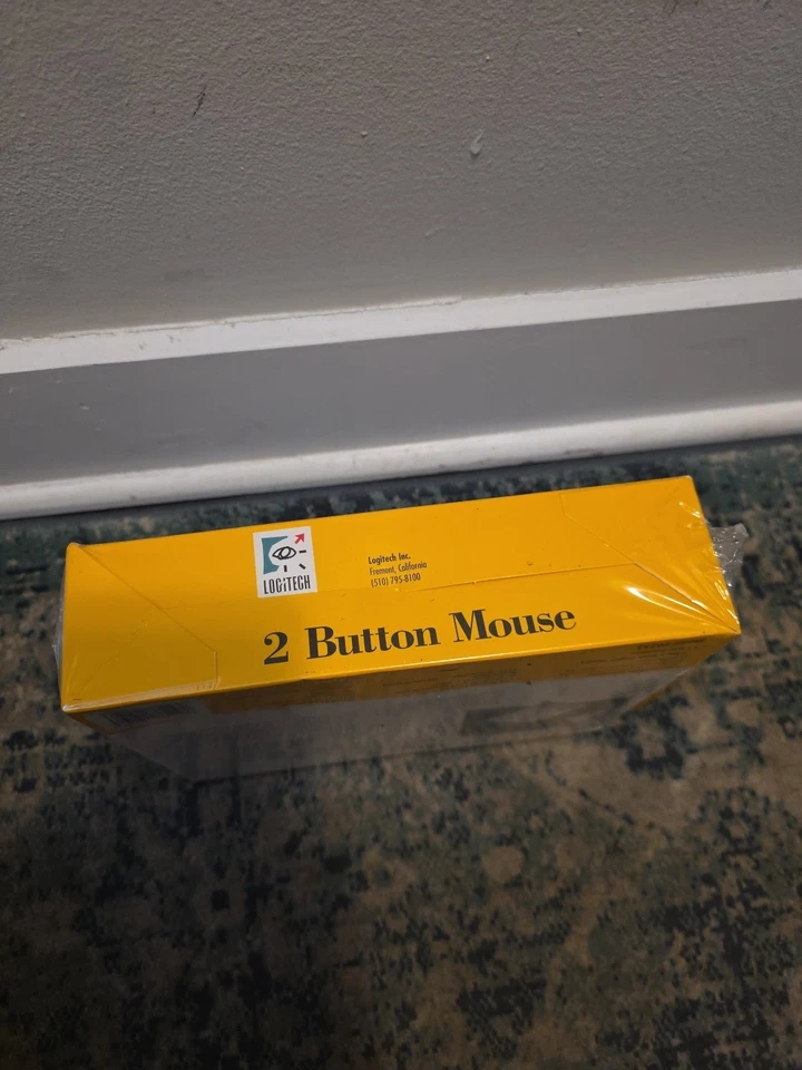 Vintage Logitech Two Button Mouse Model 0253 NIB Sealed 1993 - Image 4 of 4