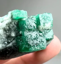 54 CT Exquisite Emerald Crystal on Matrix @Swat Pakistan.