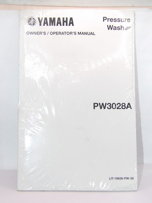 #ad #ad NOS Yamaha PW3028A PW Pressure Washer Owner#x27;s Operator#x27;s Manual LIT 19626 PW 30 $59.99