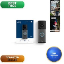 Ring Wired Doorbell Pro 5DFYA2 Deep Silver 4K Video