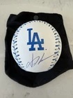 Yoshinobu Yamamoto LA Dodgers Autographed Baseball Team Logo