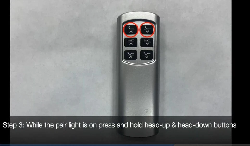 Remote Control for Okin RF151A 90166 Serial-No.: E114620 5797 Box Adjustable Bed - Image 4 of 4