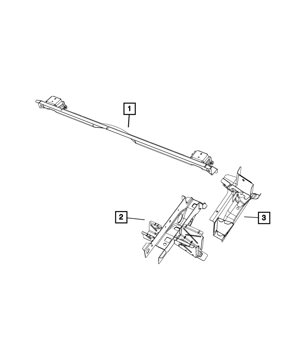 Genuine Mopar Wheelhouse Reinforcement Left 68190764AA