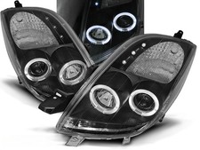 Angel Eyes Scheinwerfer Set f&uuml;r Toyota Yaris XP9 2006-12.2008- in schwarz