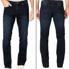 Buffalo David Bitton Men's Jackson Stretch Slim Straight Jeans  Dark Blue  30x34
