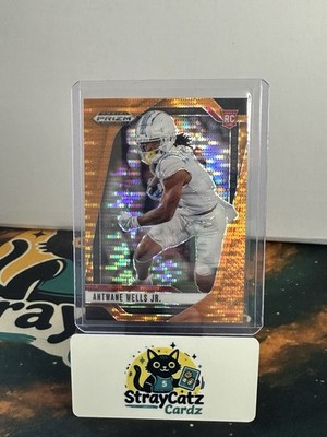 2025 Prizm Draft Picks Antwane Wells Jr Orange Pulsar / 75  #94 Ole Miss