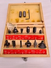 12pc Carbide Router Bit Set 8mm Shank Woodworking Tool NEW Wood Box