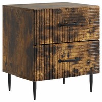 Nachttisch GeräUcherte Eiche 43 X 34,5 X 47,5 Cm Holzwerkstoff
