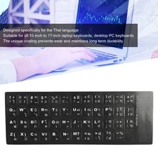 Thai Keyboard Sticker Replacement Keyboard Sticker for Desktop Computer Laptop