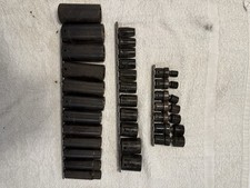 Snap On Impact Socket Set U-joints Adapters