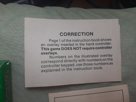 MOTOCROSS for Intellivision - NEW & Unused - EXCELLENT condition!