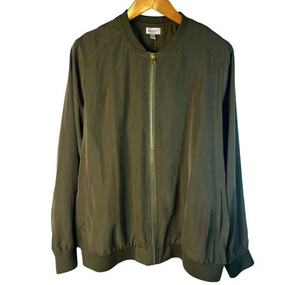 Avenue NWT Utility Chic Boho  Neutral Jacket JRS Sz 14/16