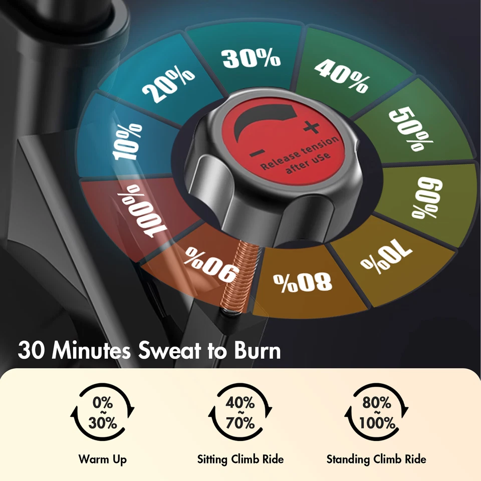 Bicicleta de Ejercicio Bicicleta Estacionaria Cardio Entrenamiento Bicicleta Hogar Fitness Ciclismo Interior Foto 4 de 4