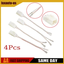 For Chrysler Dodge Car Radio Speaker Wiring Harness Adapter Connector Plug 4pcs
