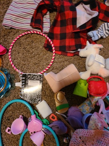 MIXED LOT OF OG Our Generation Battat AG 18” Doll Clothes HUGE ACCESSORIES PLUS - Picture 12 of 17