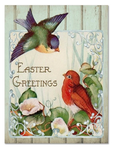Vintage Charm Easter Cards-Blank Inside with Envelopes-5.5"x4.25"-12 Pack - Picture 7 of 10