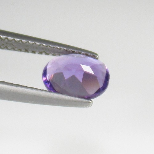 1.22 Ct ~ 1$ No Reserve Auction Natural Purple Amethyst Oval Beautiful Cut - Picture 2 of 2