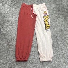 Disney Winnie The Pooh Sleepwear Pajama Pants Jogger Womens Medium Orange White