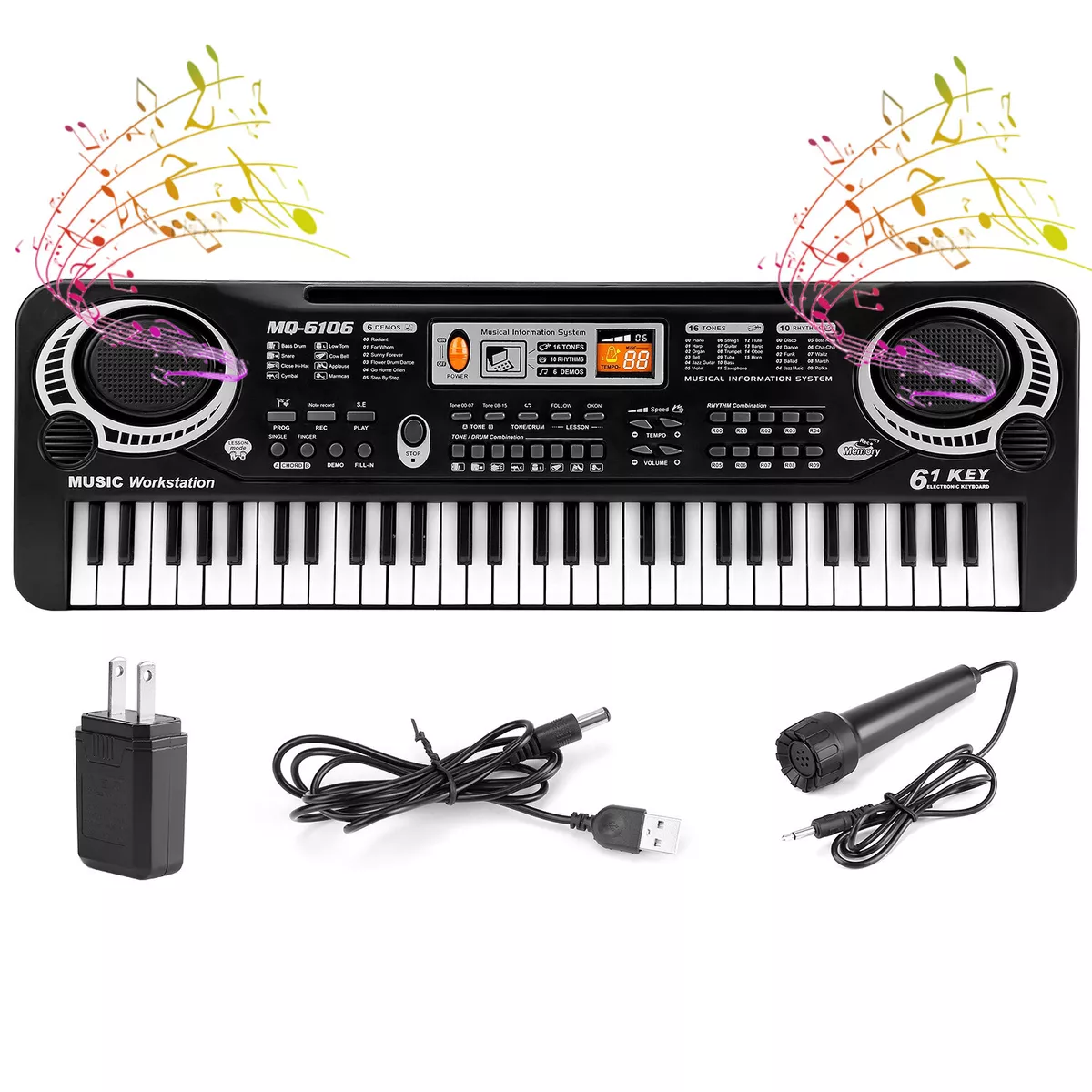 Portable Learning Electronic Organ Piano Digital 88 Keys Digital