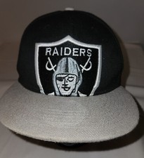 New Era NFL Raiders Snapback Hat  Vintage Col...
