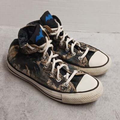 Converse Batman Shoes Womens Mens Green/black High Tops