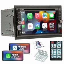 6.2" Car Stereo Radio Double 2 Din CD/DVD Player Carplay Android Auto Bluetooth