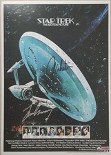 Autograph Leonard Nimoy , William Shatner Signed 11x17 Poster ( Star Trek )