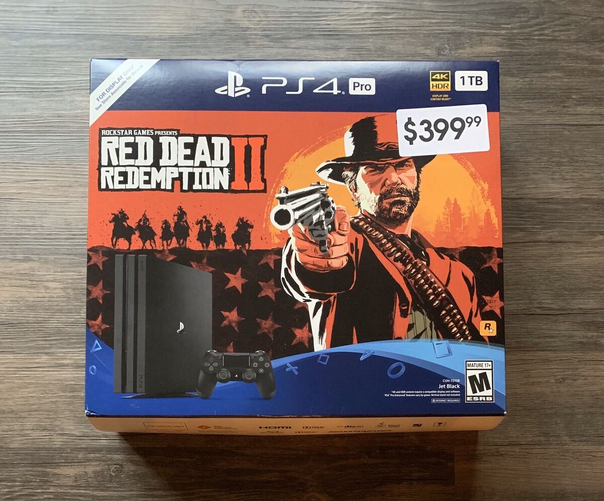 Red Dead Redemption 2 PS4 Pro bundle reveals game size