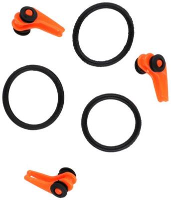 Mikado 3er-Pack Hakenhalter Hook Keeper Hakenclip Sicherheits Hakenöse