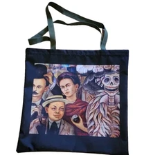 NEW Frida Kahlo Zip Tote 16x16 Good For Travel Water Repellant
