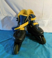 Rollerblade Bravoblade In-line Skates Boys Black Size 20.5 or 1