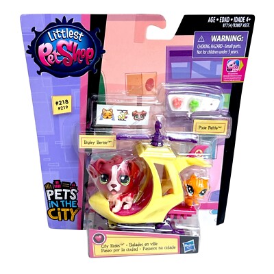 Littlest Pet Shop Pets in The City Rides Bigley St Barnard & Pixie 2015 Playset