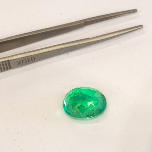 9.4 ct Colombian Emerald vivid green 100% natural from colombia - Picture 5 of 9