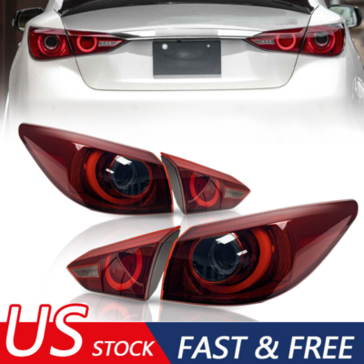 For 2018 2019-2023 Infiniti Q50 V37 400R Style LED Tail Lights