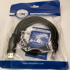 Cable Matters USB-A to RJ45 Console Cable 1.8m/6ft