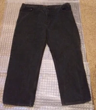 The Foundry Supply Co Size 46X30 Light/Blk Dark/Gray Blue Jeans 29" Long