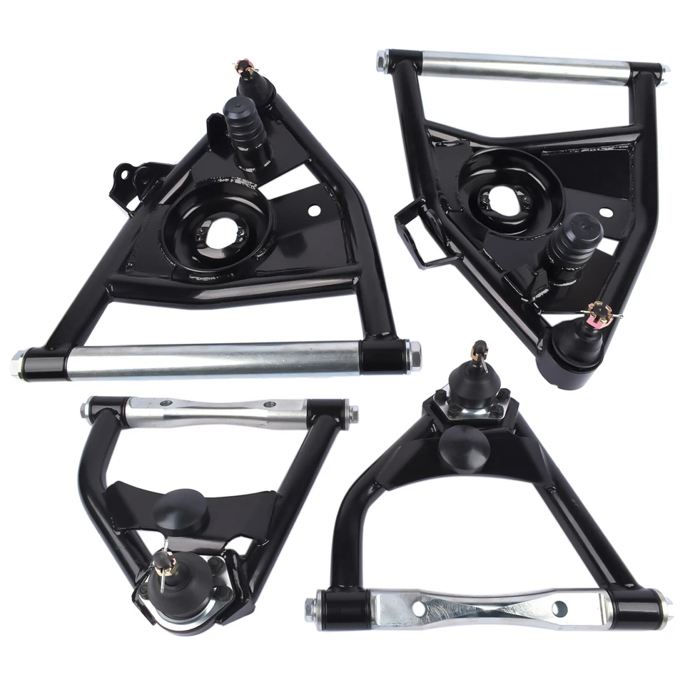 Juego de 4 brazos de control tubulares superiores e inferiores para Chevrolet GMC C10 1963-1970 Foto 2 de 4