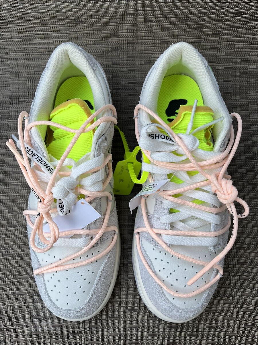 Brand New Nike Dunk Low Off-White Lot 12/50 DJ0950 100 Mens Brand New Nike Dunk Low Off-White Lot 12/50 DJ0950 100 Mens