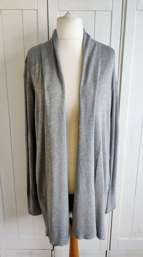 Primark Women's Grey Cardigan Size 